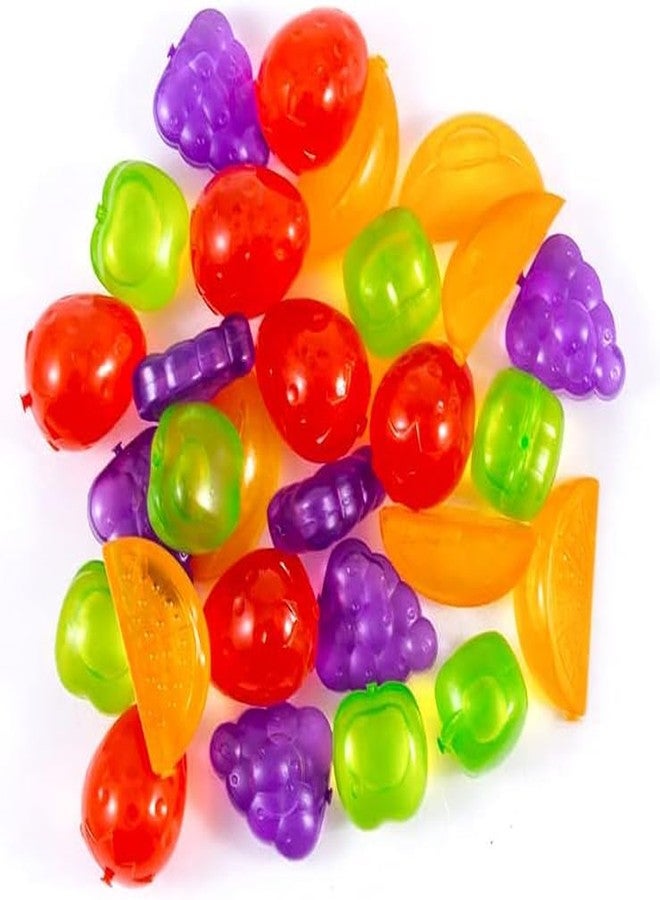 Prostuff.in Fruits Shape Water-Filled Silicone 12-Piece Reusable Ice Cubes for Children That Can Be Placed in The Fridge and Used Frequently in Place Multicolor - Image 2